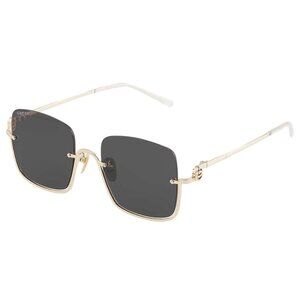 Sunglasses Gucci Women GG1279S 001 Gold Square Authentic